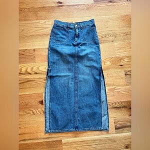 Lucky Brand Blue Denim Skirt